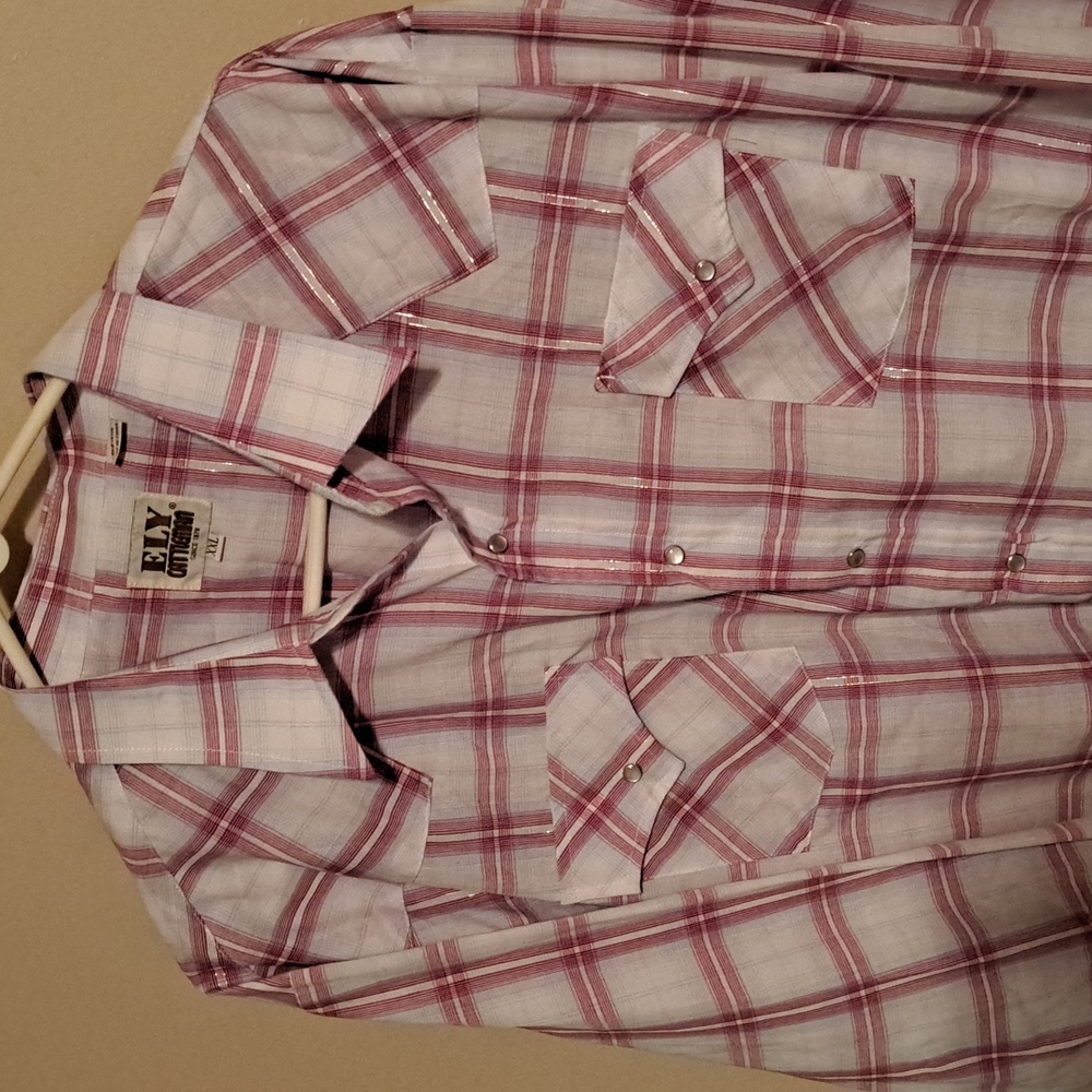 Ely Cattleman Long Sleeve Shirt.  XXL